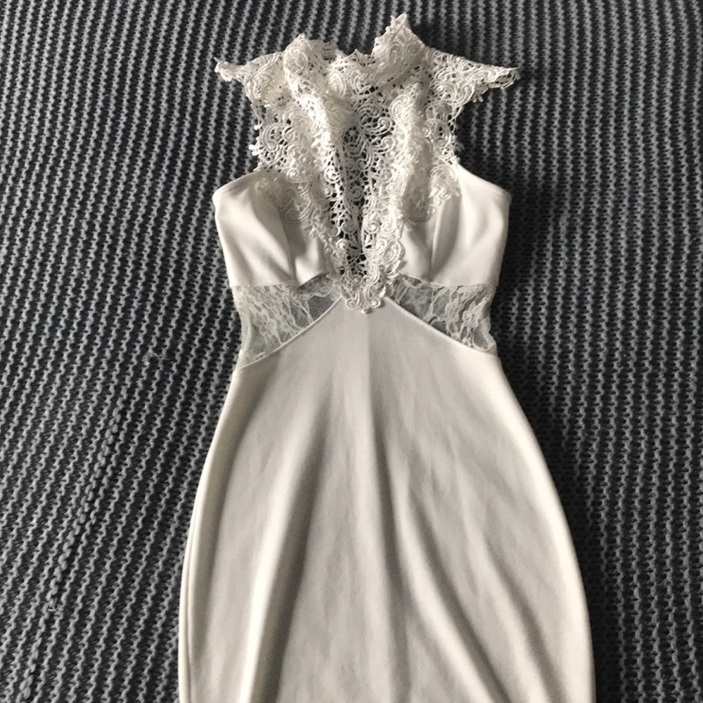 white dress